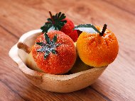 Frutta Martorana - италиански марципанови топчета за десерт
